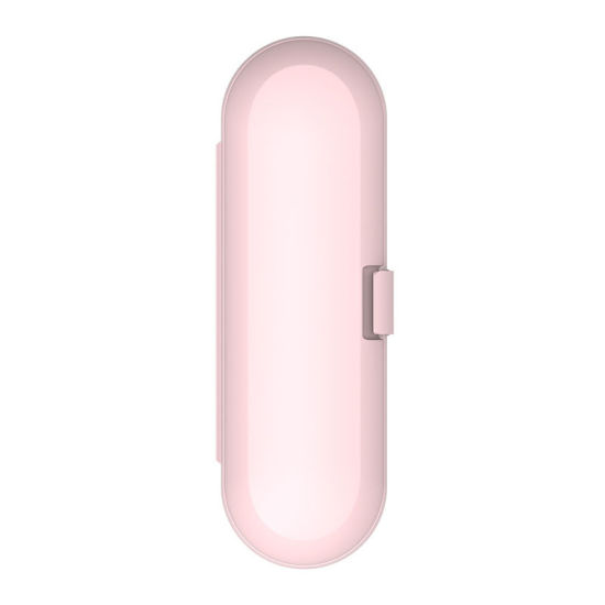 Bild von Rosa-PP Mattierte elektrische Zahnbürste Reiseaufbewahrungsbox für Xiaomi 21,5 x 8,0 x 4,5 cm, 1 Stück