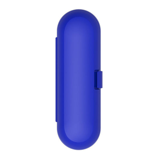 Bild von Blau-PP Frosted Electric Zahnbürste Travel Aufbewahrungsbox für Xiaomi 21,5 x 8,0 x 4,5 cm, 1 Stück