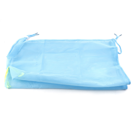 Picture of Blue - Adjustable Anti-Bite And Anti-Scratch Restraint Cat Grooming Bag For Bathing, Nail Trimming, Ears Clean, Keep Pet Calm 34x50cm, 1 Piece