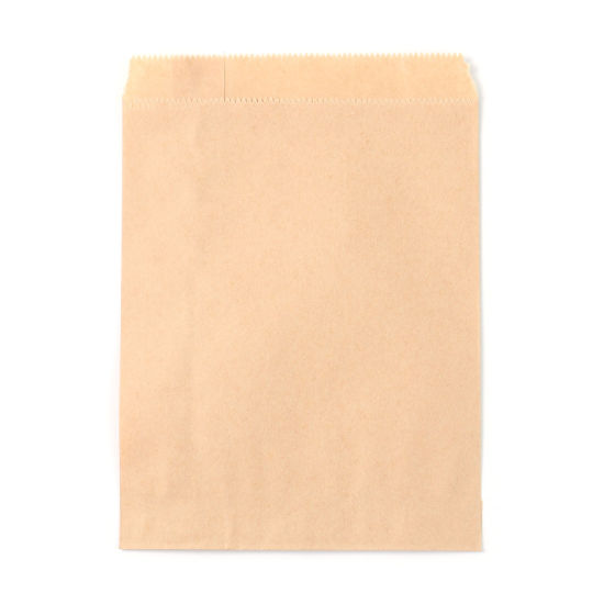 Picture of Kraft Paper Paper Bags Kraft Paper Color Rectangle 18cm x 13cm, 1 Packet (Approx 25 PCs/Packet)
