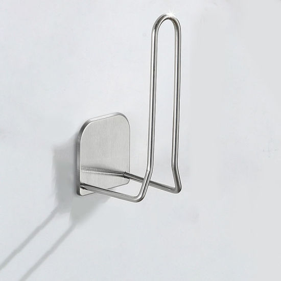 Bild von Silberfarben - Edelstahl Multifunktionale Aufbewahrung Abtropfgestell Regal Küchenzubehör 11,3x4,9x4,4cm, 1 Stück