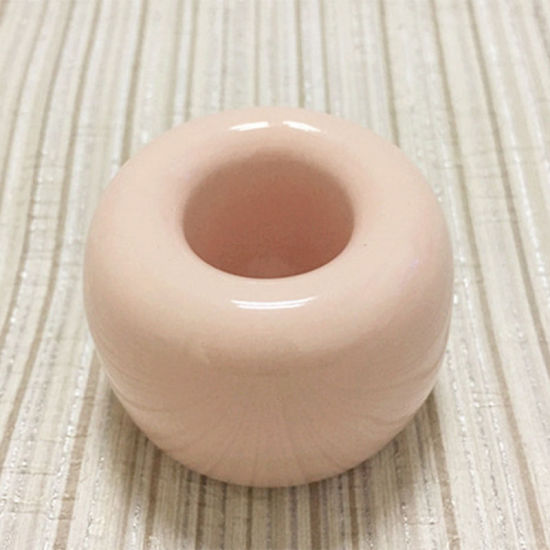 Bild von Rosa - Multifunktions Keramik Zahnbürstenhalter Aufbewahrungsregal Badzubehör 4x3cm, 1 Stück