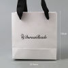Imagen de Bolsas de embalaje y envío Papel de Rectángulo , Negro & Blanco 13cm x 12.5cm x 6cm , 1 Unidad