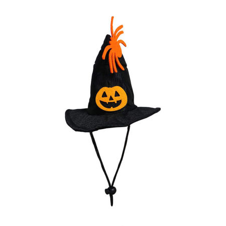 Picture of Halloween Hat And Scarf Set Pet Dog Cat Clothes Dress Up Cosplay Costume
