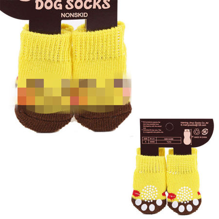 Picture of Christmas Winter Warm Acrylic Wool Knitted Dog Socks Pet Accessories