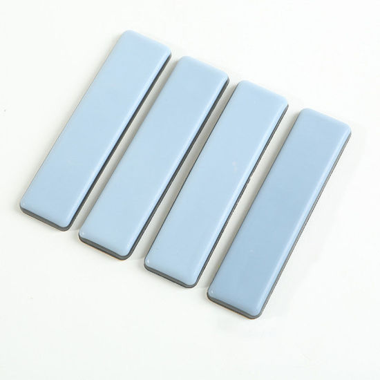 Picture of Light Steel Gray - 8# PTFE Non-Slip Silent Self-adhesive Table And Chair Foot Soft Pad Furniture Protection Accessories 10x2.5cm, 4 PCs