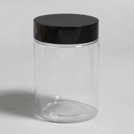 Immagine di ( 100ml ) PET Bottiglia Cilindrico Nero 7.2cm x 5cm, 2 Pz