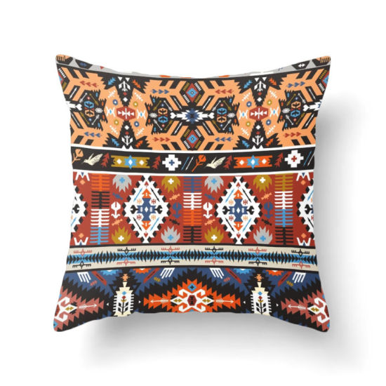 Изображение Multicolor - 13# Bohemian Ethnic Style Short Plush Velvet Square Pillowcase Home Textile 45x45cm, 1 Piece
