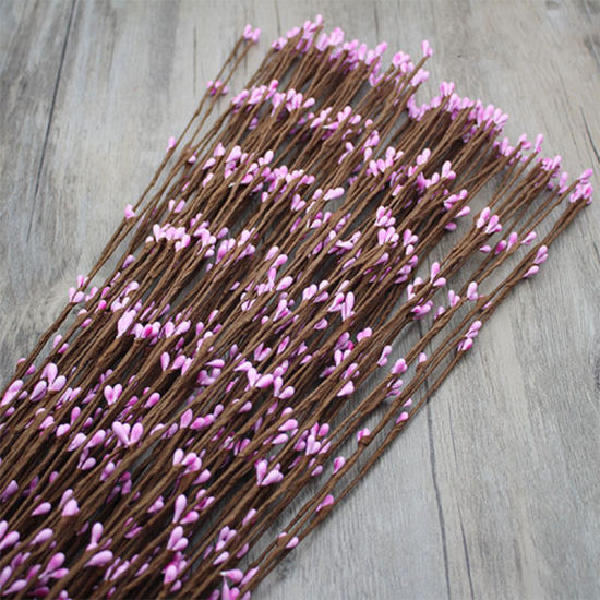 Изображение Pink - 7# Small Stamen Rattan DIY Garland Handmade Accessories 65cm long, 10 PCs