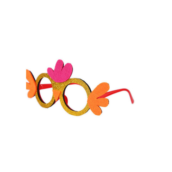 Image de Multicolore - 11 # Lunettes pour enfants en non tissées et plastique Décorations de fête Accessoires de Pâques 18x8cm, 1 Pièce