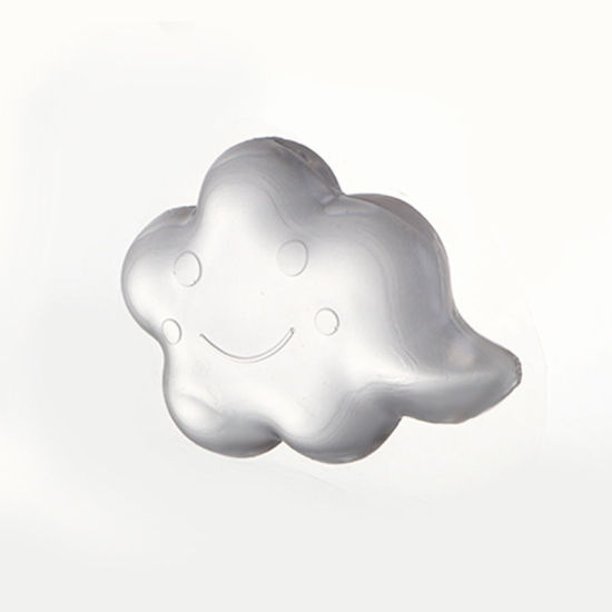 Picture of Transparent - 7# Cloud Silicone Adhesive Buffer Mute Door Knob Pad Protector To Protect Walls And Doors 4x3.5cm, 1 Piece