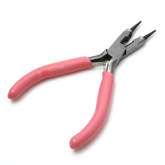 Picture of Steel Pliers Jewelry Tools Pink 12cmx 7.9cm, 1 Piece