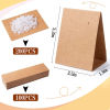 Bild von Papier Schmuck Ohrringe Display Karte Braun 1 Set