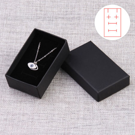 Picture of Paper Jewelry Gift Jewelry Box Black