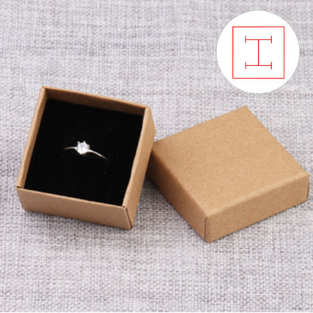 Picture of Paper Jewelry Gift Jewelry Box Brown
