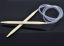 Immagine di (US11 8.0mm) Bambù Circolare Ferri da Maglia Naturale 120cm Lunghezza, 1 Paio