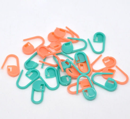 Picture of 40PCS Mixed Plastic Stitch Holders 22mm x 10mm