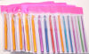 Picture of 2.5mm-10mm Aluminum Crochet Hooks At Random Color Mixed 15cm(5 7/8") long, 1 Set(12 PCs)