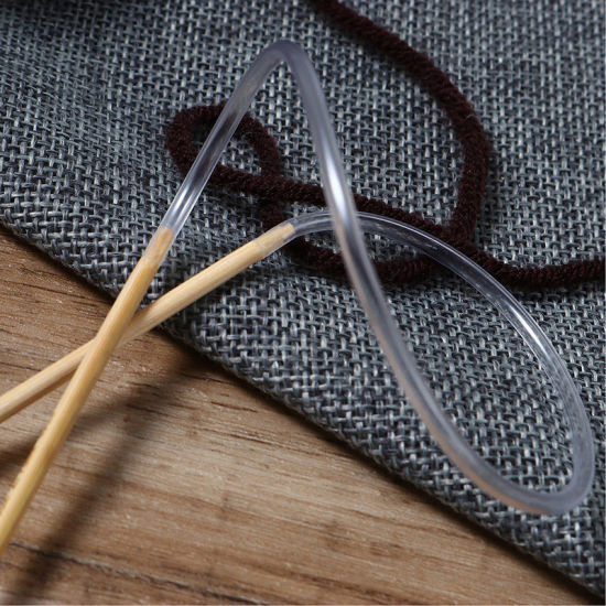 Picture of (US2 2.75mm) Bamboo Circular Knitting Needles Natural 40cm(15 6/8") long, 1 Piece