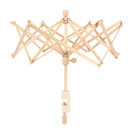 Umbrella 24\" New Wooden(Birch) Swift Yarn Winder HOLDER