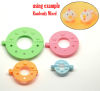Image de 4 Tailles Outil Machine à Fabriquer des Pompons en Plastique Couleur au Hasard 5.1cm x3.5cm - 9.9cm x9cm, 1 Boîte(8 PCs)