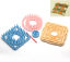 Picture of Plastic Flower Pattern Knitting Loom Kit DIY Craft At Random Color Mixed 4.6cm x4.6cm(1 6/8" x1 6/8") - 8.8cm x8.8cm(3 4/8" x3 4/8"), 1 Box