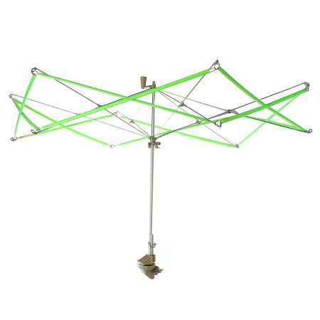 Plastic Umbrella Swift Yarn/Fiber/String/Wool Winder Holder Green 65x48cm,1 Piece