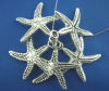 Picture of Ocean Jewelry Zinc Based Alloy Charms Star Fish Antique Silver Color 25mm(1") x 25mm(1"), 10 PCs