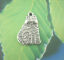 Picture of Zinc Based Alloy Charm Pendants Cat Animal Stripe Carved 21mm x 13mm( 7/8" x 4/8"), 30 PCs