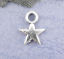 Bild von Antiksilber Pentagramm Anhänger Perlen Beads 8*11mm.Verkauft eine Packung mit 170