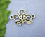 Imagen de Conectores Aleación Flor Plata Antigua Hueco 15mm x 24mm, 35 Unidades
