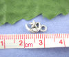 Picture of Zinc Based Alloy Charms Star Half Moon Antique Silver Color 12mm x7mm( 4/8" x 2/8"), 120 PCs
