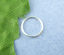 Picture of 600 PCs 10mm Dia., 0.7mm(21 gauge) Iron Based Alloy Open Jump Rings Findings For Jewelry Making Silver Plated Round