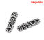 Picture of Zinc Based Alloy Spacer Beads (5 Holes) Snowflake Flower Antique Silver Color About 17mm( 5/8") x 4mm( 1/8"), Hole:Approx 1.2mm, 80 PCs