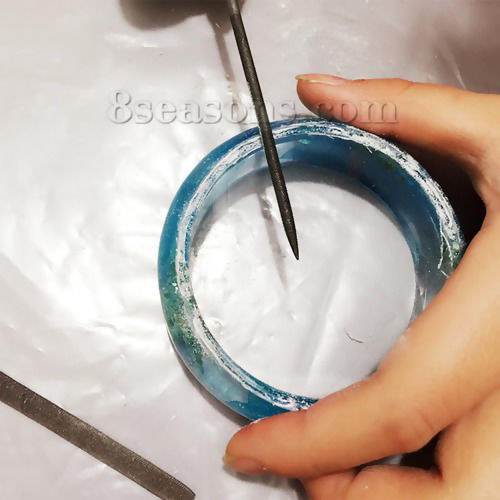 Picture of Resin Jewelry Tools Hand Files 14.3cm(5 5/8") x 0.7cm(2/8"), 1 Set(5 Pieces)