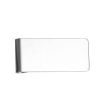 Picture of 304 Stainless Steel Money Clip Rectangle Silver Tone Blank Stamping Tags 55mm(2 1/8") x 26mm(1"), 1 Piece