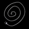 Изображение Ожерелья из Цепочек Посеребренный, Позолоченные цепочки 4мм x 3мм, 45.7cm длина, 1 Комплект