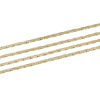 Picture of Brass Link Chain For Handmade DIY Jewelry Making Findings 14K Gold Color 0.7mm, 5 M                                                                                                                                                                           