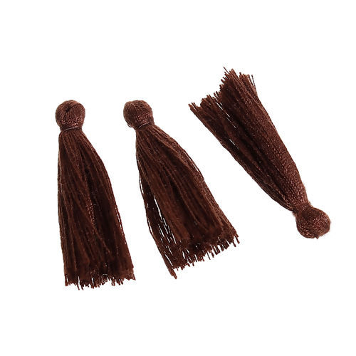 Picture of Polyester Tassel Coffee 30mm(1 1/8"), 5 PCs