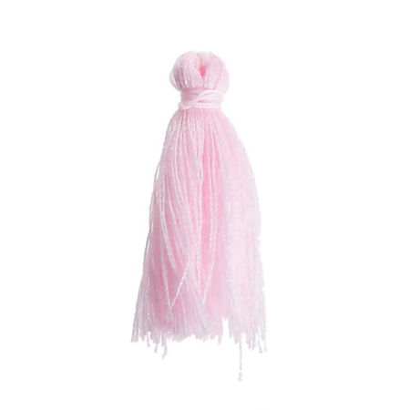 Polyester Tassel Pink 30mm(1 1/8"), 5 PCs
