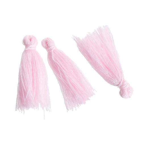 Picture of Polyester Tassel Pink 30mm(1 1/8"), 5 PCs