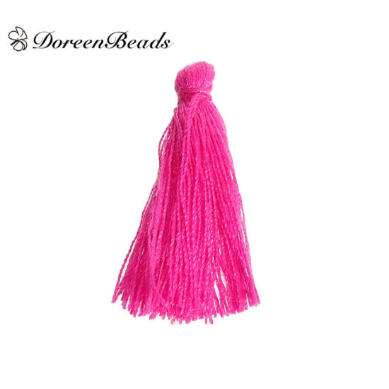Picture of Polyester Tassel Pink 30mm(1 1/8"), 5 PCs