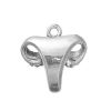 Picture of Zinc Based Alloy Charms Anatomical Human Uterus Antique Silver Color 19mm( 6/8") x 18mm( 6/8"), 5 PCs