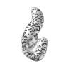Picture of Zinc Based Alloy 3D Pendants Anatomical Human Pancreas Antique Silver Color 38mm(1 4/8") x 18mm( 6/8"), 3 PCs