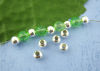 Picture of Alloy Spacer Beads Round Silver Plated About 5mm Dia, Hole:Approx 2mm, 300 PCs