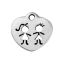 Image de Breloque en Alliage de Zinc Human Argent Vieilli 16mm x 15mm, 20 Pcs