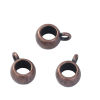 Picture of Zinc Based Alloy European Style Bails Beads Beads Round Antique Copper 11mm x 8mm, 50 PCs