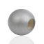 Picture of Natural Hinoki Wood Spacer Beads Ball Silver About 25mm - 24mm Dia., Hole: Approx 9mm, 20 PCs