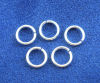 Picture of 0.6mm Sterling Silver Opened Jump Rings Findings Round Silver 5mm( 2/8") Dia, 20 PCs