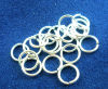 Picture of 0.6mm Sterling Silver Opened Jump Rings Findings Round Silver 5mm( 2/8") Dia, 20 PCs